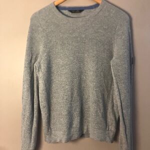 Rhone men’s wool cashmere crewneck sweater light gray heather Medium Luxury NWOT